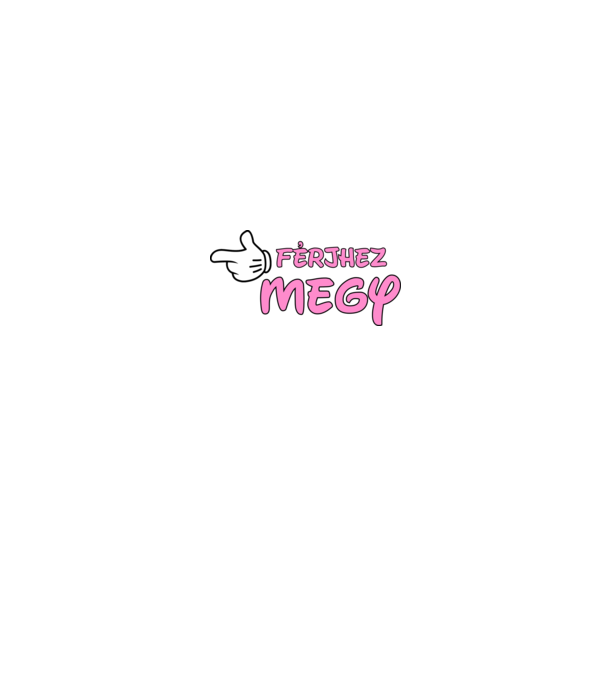 Férjhez megy minta fehér pólón