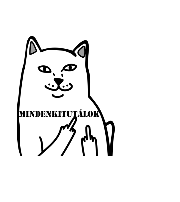 MINDEKIT UTÁLOK minta világoskék pólón