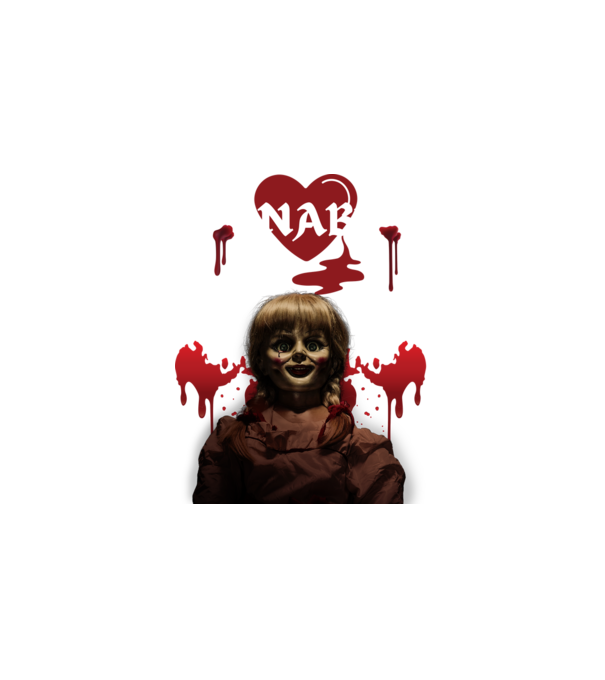 Annabell minta fehér pólón