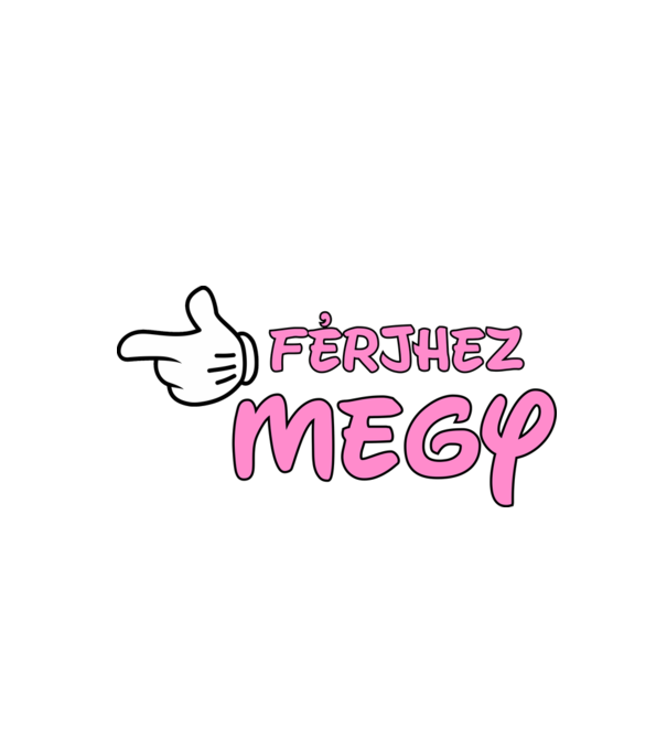 Férjhez megy minta fehér pólón