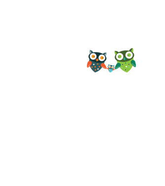 owl_family1 minta neonsárga pólón