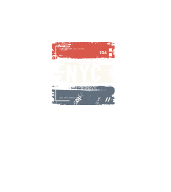 N.Y.C tee design minta almazöld pólón