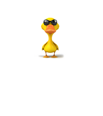 duck minta fehér pólón
