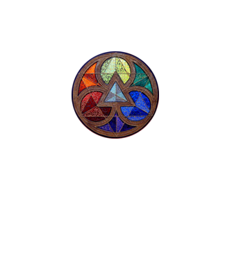 mandala minta fehér pólón