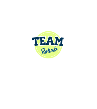 Team Rehab  minta szürke pólón