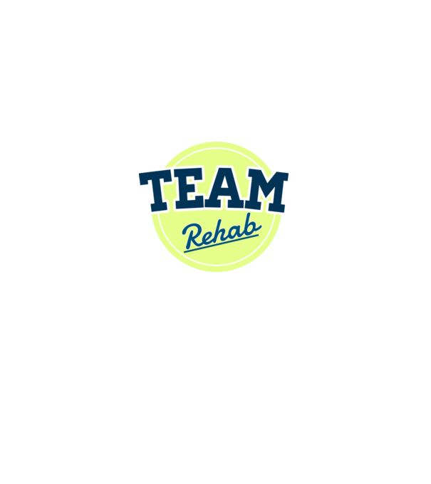 Team Rehab minta szürke pólón