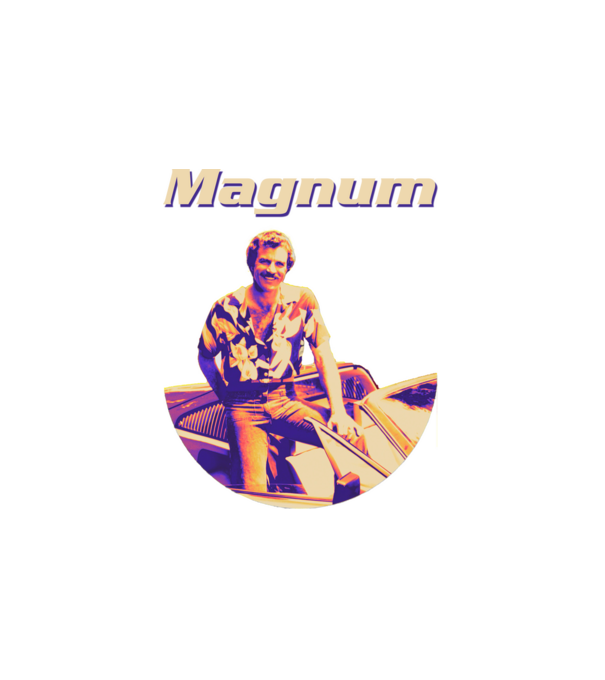 Magnum - Car - Color minta fehér pólón
