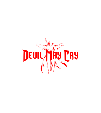 Devil May Cry (Átlátszó Dante) minta fehér pólón