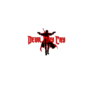 Devil May Cry (Fekete Dante) minta fekete pólón