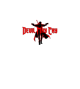 Devil May Cry (Fekete Dante) minta piros pólón