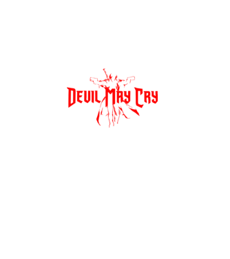 Devil May Cry (Átlátszó Dante) minta fekete pólón