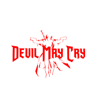 Devil May Cry (Átlátszó Dante) minta fehér pólón