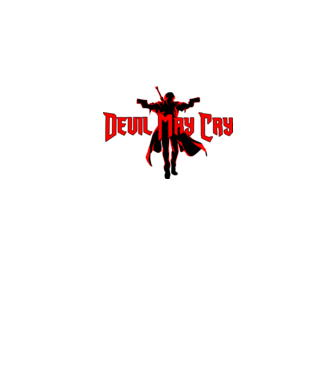 Devil May Cry (Fekete Dante) minta piros pólón