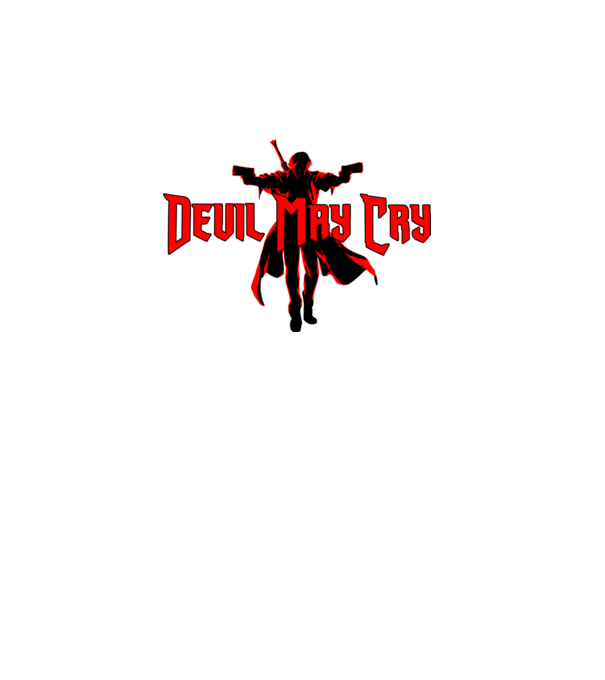 Devil May Cry (Fekete Dante) minta rózsaszín pólón