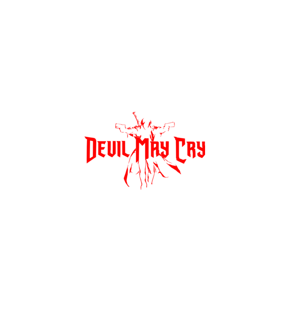 Devil May Cry (Átlátszó Dante) minta farmerkék pólón