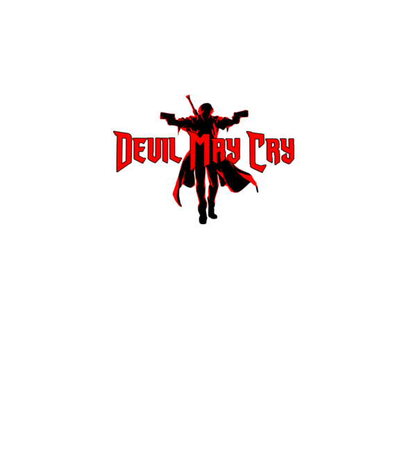 Devil May Cry (Fekete Dante) minta piros pólón