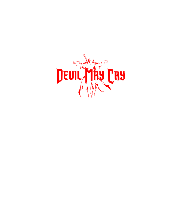 Devil May Cry (Átlátszó Dante) minta fekete pólón