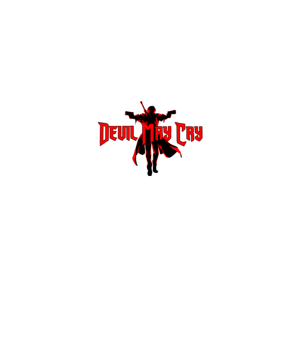 Devil May Cry (Fekete Dante) minta királykék pólón