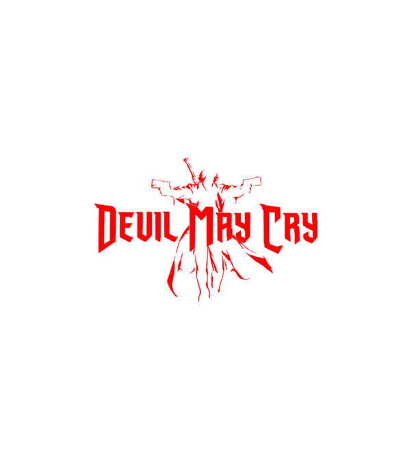 Devil May Cry (Átlátszó Dante) minta fehér pólón