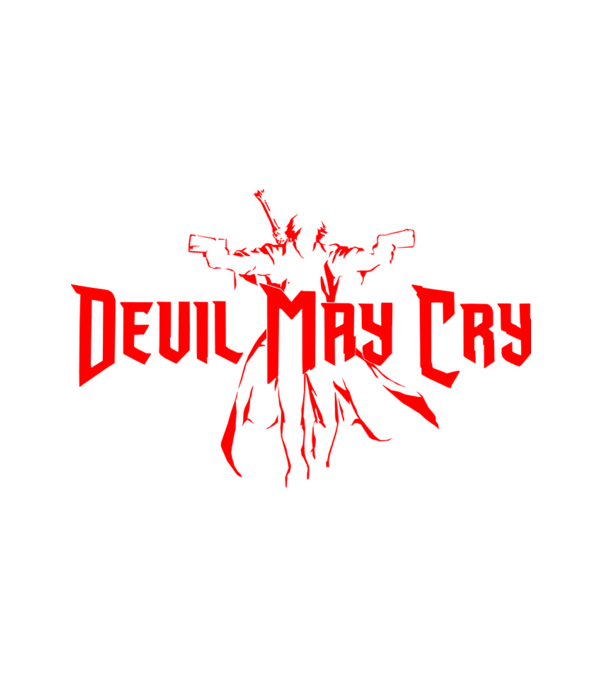 Devil May Cry (Átlátszó Dante) minta fehér pólón