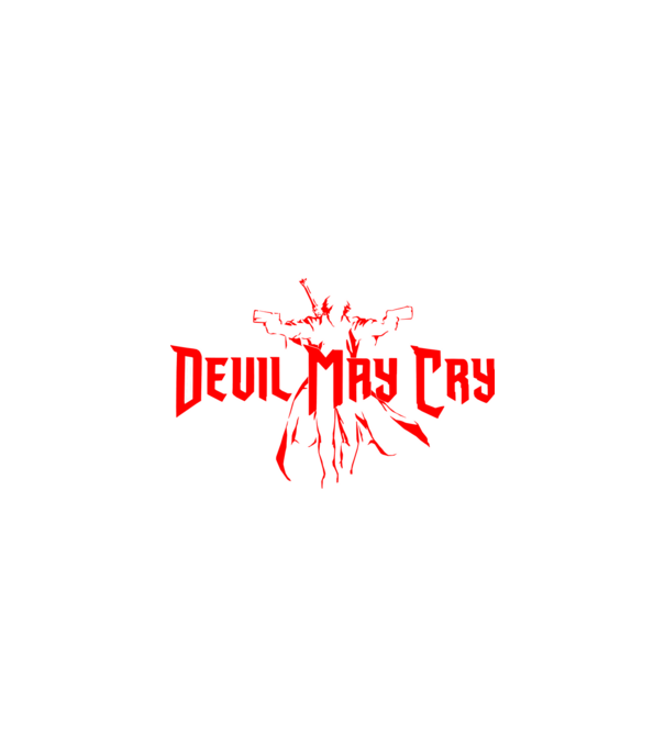 Devil May Cry (Átlátszó Dante) minta fekete pólón