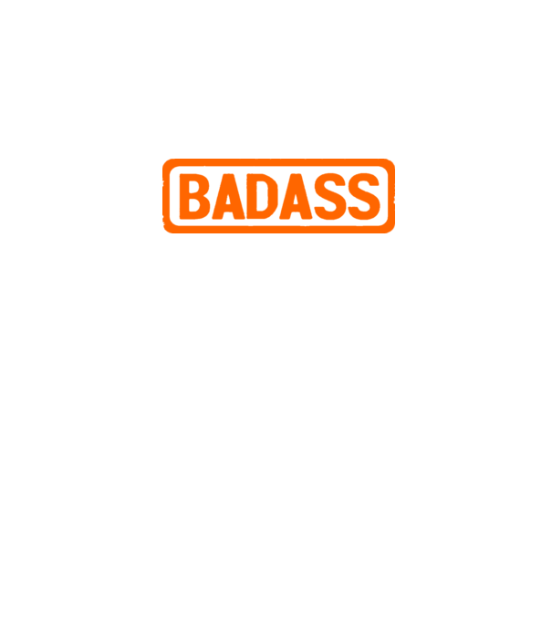 BADASS minta sötétkék pólón