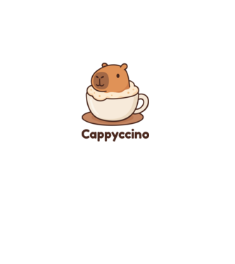 Cappyccino minta halványlila pólón