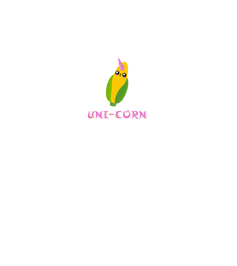 Uni-Corn minta fehér pólón