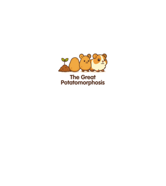 The Great Potatomorphosis minta királykék pólón