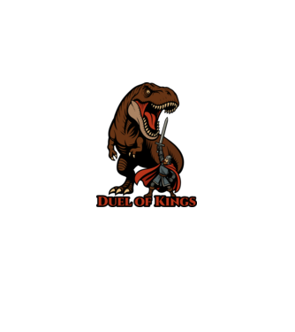 Duel of Kings minta zöld pólón