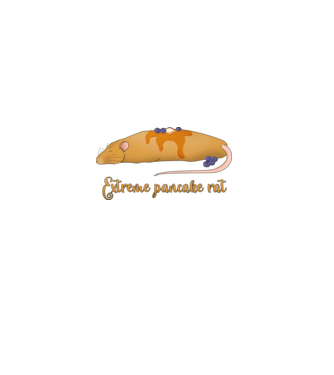 Extreme pancake rat minta farmerkék pólón