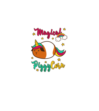 PiggyCorn minta világos rózsaszín pólón