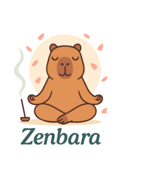 Zenbara minta világoskék pólón