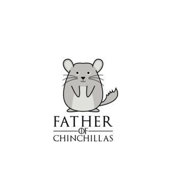 Father of Chinchillas minta sötétkék pólón