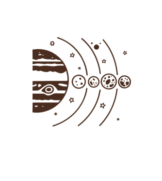 Galileo Galilei minta homokszín pólón