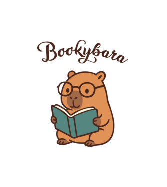 Bookybara minta fehér pólón