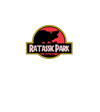 Ratassic Park minta türkiz pólón