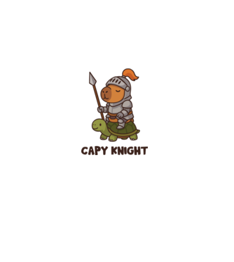 Capy knight minta sárga pólón