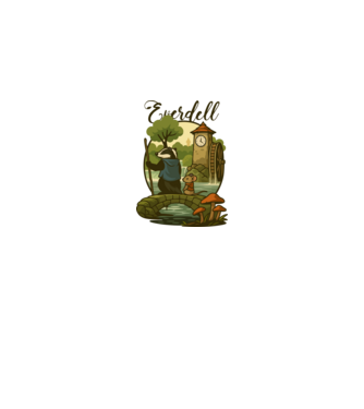 Everdell minta királykék pólón