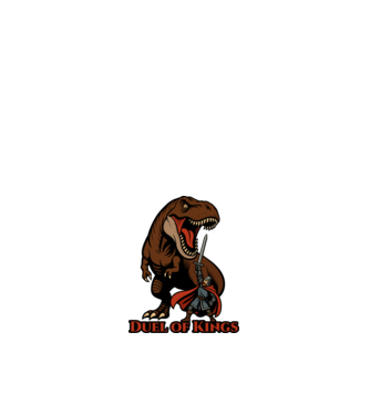 Duel of Kings minta fehér pólón