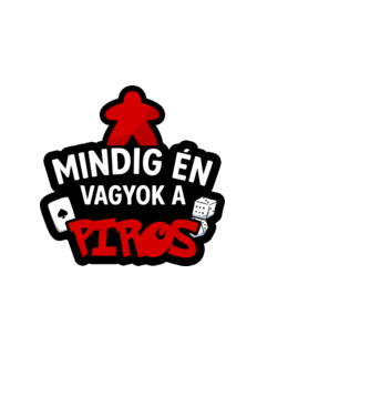 Mindig én vagyok a piros minta fehér pólón