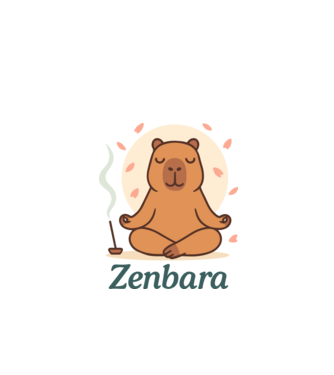 Zenbara minta fehér pólón