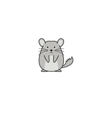 Father of Chinchillas minta fehér pólón