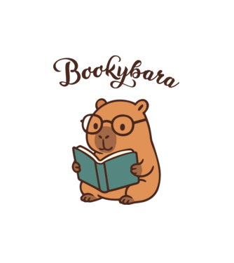 Bookybara minta fehér pólón