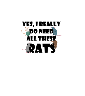 Need rats minta szürke pólón