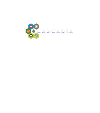 Cascadia minta türkiz pólón