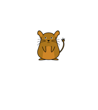 Mother of Degus minta fekete pólón