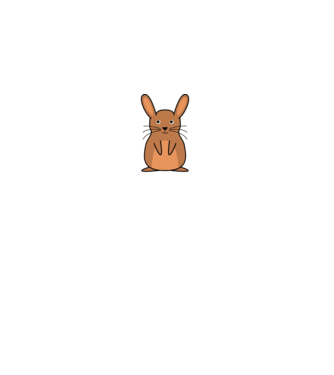 Mother of Rabbits minta királykék pólón