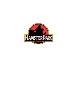 Hamster Park minta fekete pólón
