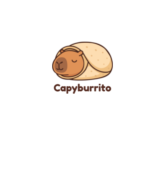 Capyburrito minta szürke pólón